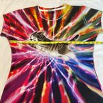 Animal rescue Flying Cat Kitty Portal Galaxy Colorful T Shirt Women’s Size XL Photo 4