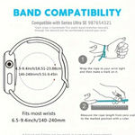 Denim Apple Watch Band Silver Hardware Size Small 38/40/41mm Blue Photo 4