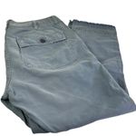AMO Army Babe Pant Blue Cargo Frayed hem Size 31 100% cotton Photo 1