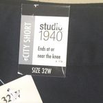 Studio 1940 Bermuda City Shorts Walking Business Casual Black Womens 32W Photo 1
