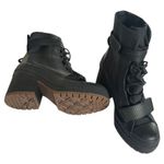Converse Black Combat Moto Boots with Matte Finish Photo 4