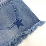 Lord & Taylor Desing Lab High waisted Frayed hem Denim Jean Shorts Beach Size 26 Blue Photo 4