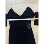 TERI JON RICKIE FREEMAN‎ Women's Navy Blue Velvet Party Dress Gown Large Photo 3