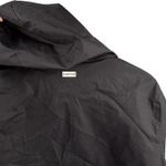 Hunter Lightweight Hooded Rain Jacket Womens Large Black Zip Waterproof Coat Photo 7