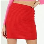 Honey Punch Ribbed Knit Bodycon Skirt Photo 1