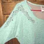 Daytrip  buckle teal flowy top size small! Photo 6