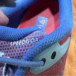 Hoka  Speedgoat 5 trail running shoes Blue Orange no toe laces size 36 euro Photo 5