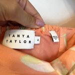Tanya Taylor  peach Alora midi dress size 4 floral cotton D1 Photo 3