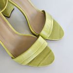 Sam Edelman  Yaro Block Heel Sandal Green Size 8‎ Open Toe Spring Pastel Photo 8