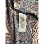 London Times Maxi Dress Paisley Print Sleeveless Pink Blue Size 16 Photo 3