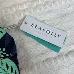 Seafolly NWT  On Vacation Longline Ribbed‎ Floral Bikini Top Size US 10 Photo 3