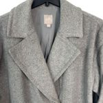 J.Jill Wool Blend Lined Pocket Single Breasted Coat, Jacket Gray Womens Size XL Photo 3