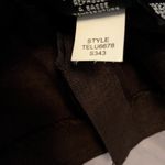 Ellen Tracy  Blouse 100% Linen Button Up Collared Short Sleeve Brown 8 Photo 4