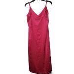 Shinestar Slip Dress V-Neck Sleeveless Midi Dress Party Cocktail Red M Photo 1