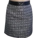 Gap Women's Woven Knit Faux Leather Waist Mini Skirt 16 Photo 4