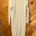 Merona  off white chunky knit super long trench cardigan Photo 1