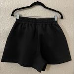 Good American NWT  Scuba Drawstring Shorts With Pockets Size S Black Color Photo 5