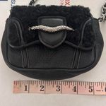 Aimee Kestenberg  fierce and fab shearling chain leather flab mini micro purse Photo 7