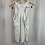 Cotton Heritage Large Las Vegas Beach Tropical Vacation Tank Top Flowy Loose White Photo 1