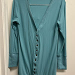 Merokeety Blue Cardigan Sweater Photo 0