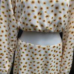 We Wore What Womens Lined Mini Skirt Size Med Ditsy Daisies Cropped Top S/P Photo 6