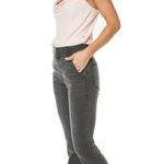 Juicy Couture NWT  Malibu Released Hem Pull-on Jeans In Black Wash Photo 2