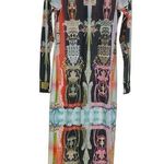 SKIMS Summer Mesh Long Sleeve Maxi dress 2X Womens Orchid Cabinet Sheer NWT Photo 0