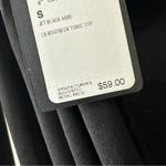 Guess Black Long Sleeve Boatneck Low Back Tunic Top, Size S, NWT Photo 5