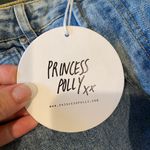 Princess Polly NWT High Rise Ripped Jeans Denim Straight Leg 6 Photo 8