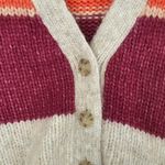 American Eagle Striped Cardigan Cropped Button Front Long Sleeve Size M NWOT Photo 8