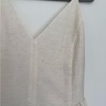 H&M  Cream Linen Blend Slip Dress Photo 6