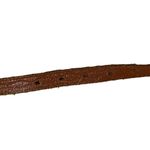 2 Vintage 70s Thin Brown Leather Beaded Belts Size 36” Photo 9