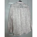  Pale Pink Embroidered Floral Button Front Shirt Torrid Sz 2 Plus Size 2X Photo 4