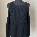 Hippie Rose Black Shoulder Cut Out Sweater Size Small Photo 1