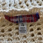 Urban Outfitters  Cream Knit Long Sleeve Scoop Neck Cropped Women's Sweater Sz XL Photo 4