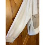 KAVU  Women's Cream Fleece Hooded Pullover Sherpa Jacket Size 2XL (5451) Photo 3
