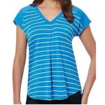Adrienne Vittadini WOMEN’S 𝅺 blue/white stripe top Photo 0