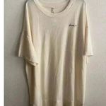 Free People 🆕  Ivory Cozy Cool Girl Lounge T-Shirt M🆕 Photo 6