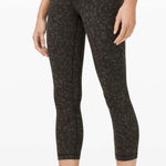 Lululemon Align HR Crop 23" printed leggings Mini Filigree Lace Grey Multi 6 Gray Photo 0