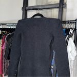 New WARDROBE.NYC Black Knit Cardigan Mini Dress with Shoulder Pads Size XS Photo 14