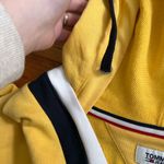 Tommy Hilfiger  Dress Womens Adult Large Yellow Hooded Logo Long Sleeve jumper Photo 7