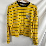 Ragged Jeans Yellow Striped Long Sleeve Tshirt Size small Photo 1