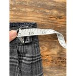 Lands' End B8  Plaid Warm Lined Trouser Pants Gray Black Adjustable Waist Photo 3