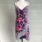 Parker “Colleen” Combo Silk Blend Dress Photo 3