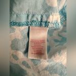 Lilly Pulitzer  women blue Lilly print long sleeve Pajama top Cotton M Photo 3