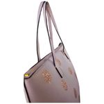 Kate Spade  Haven Lane Hani Small Tote Glitter Pink Polka Dot Top Zip Handbag Photo 7