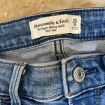 Abercrombie & Fitch The Super Skinny Ankle Mid Rise Frayed Jeans Photo 1