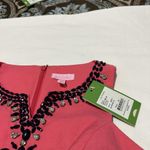 Lilly Pulitzer NWT Rhinestone Embellished Beaded Jacky Top Watermelon Sz 00 Photo 2