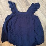 Francesca's Boutique  Babydoll Navy Tank Top Photo 1