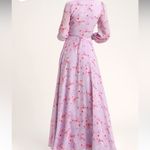 Lulu’s My Whole Heart Lavender Floral Print Long Sleeve Wrap Dress Size Small Purple Photo 2